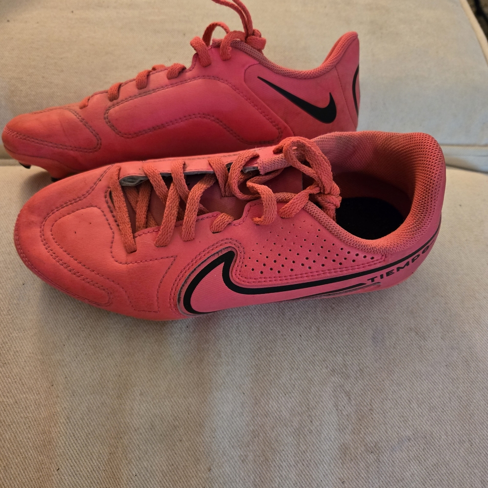 Nike Tiempo Pink Soccer Shoes